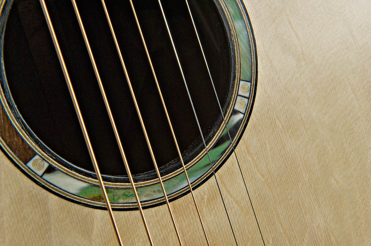A Series Fenland Black Oak Guitar (Steel String)